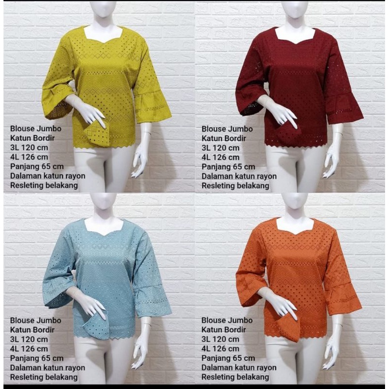 BLOUSE JUMBO KATUN BORDIR