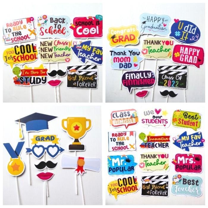 Property Props Photobooth Tema Sekolah Back To School Dan Teacher Day
