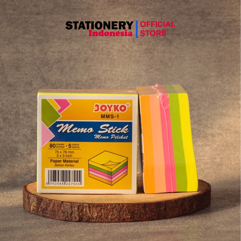 Memo Stick / Sticky Note / Kertas Memo / Memo Tempel Joyko MMS-1-2