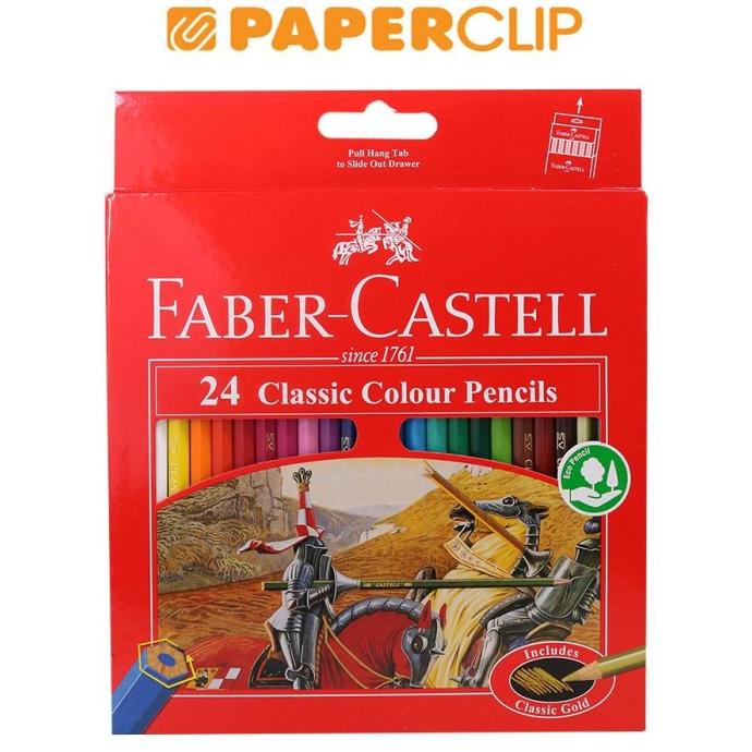 

PENSIL WARNA FABER CASTELL CLASSIC RL 115854 24C DUS
