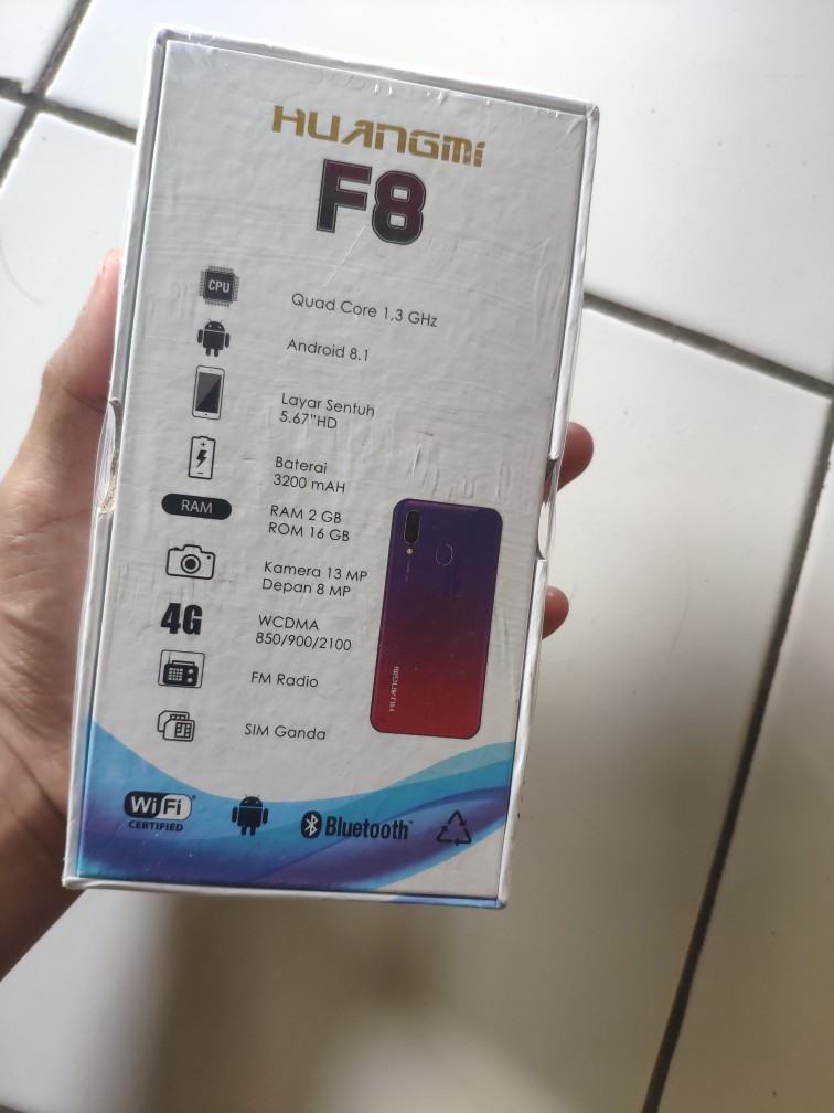 Huang Mi F8 Full Layar 5 7inch 4g Resmi Imei Terdaftar Kemenprin Shopee Indonesia