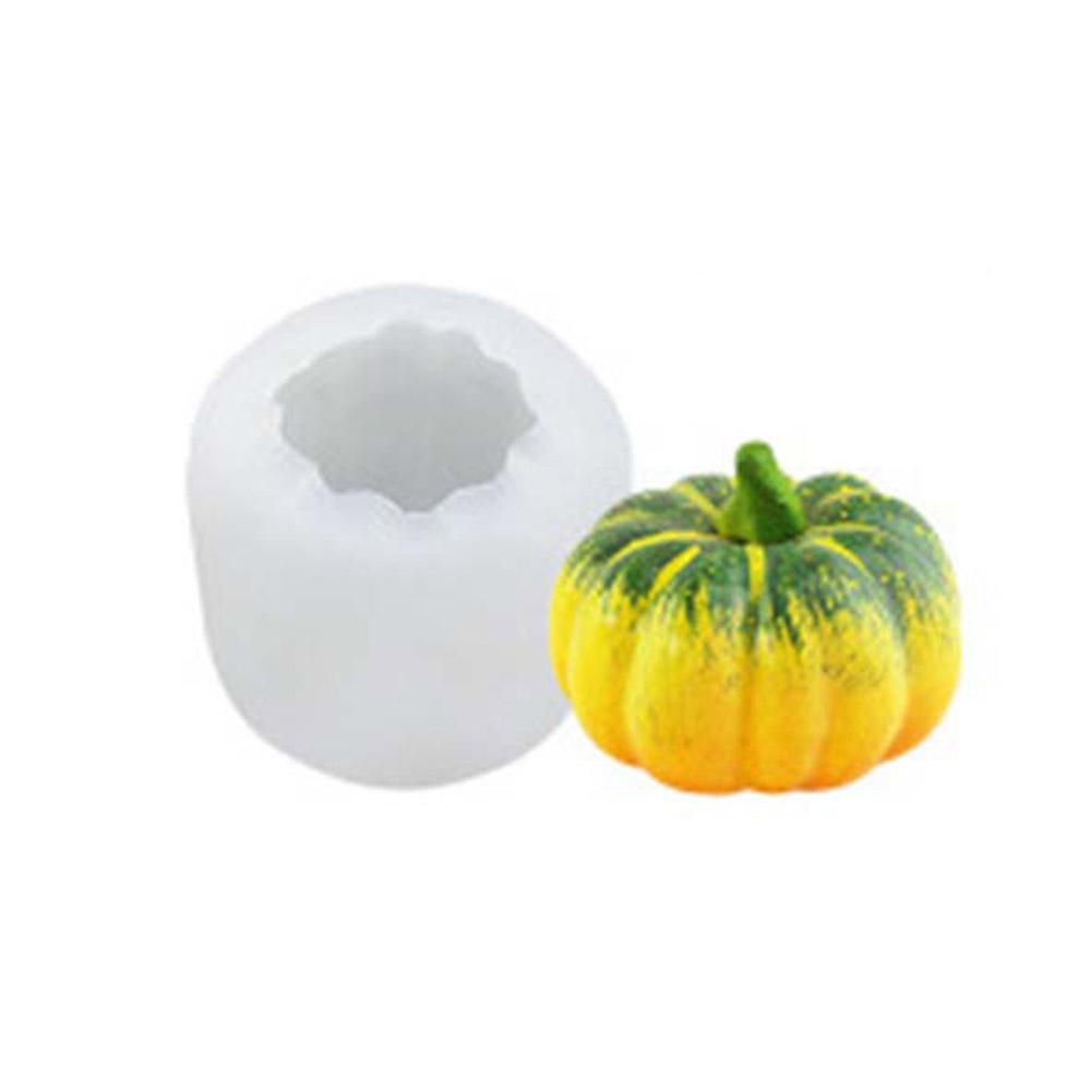 [Elegan] Cetakan Labu 3ukuran Fondant Pumpkin Silikon Alat Baking Coklat