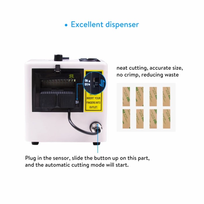 Automatic Tape Dispenser Lakban Otomatis M1000 Pemotong Lakban Roll