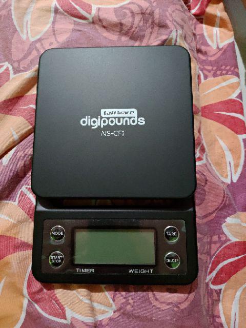 Freepad Timbangan Kopi 3kg Timbangan Dapur Akurasi 0.1g + Bonus Alas Karet Anti Slip Kualitas Top