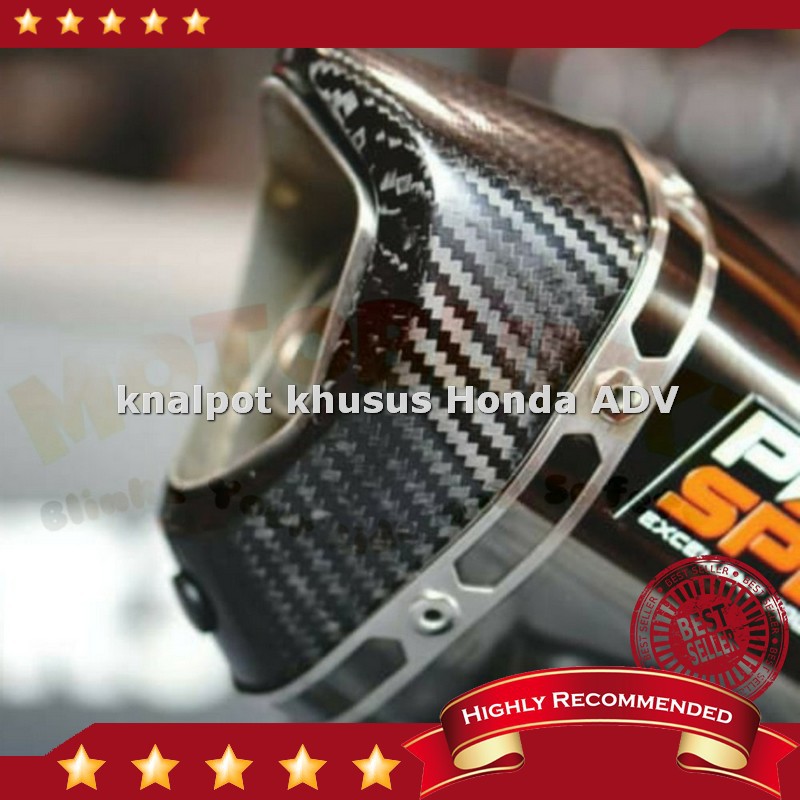 Jual Knalpot Prospeed Honda ADV 150 ADV150 Shark Black Series Fullsystem