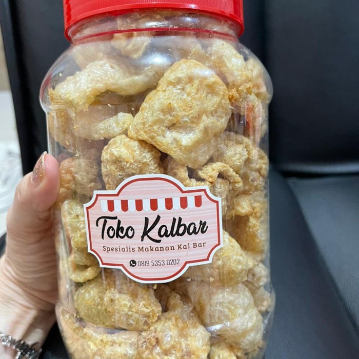 

TERBARU Krupuk kulit babi / cu jiu ca asli kalbar