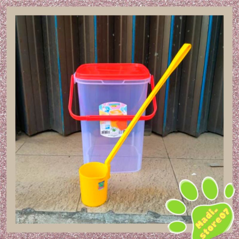 Toples Gayung 15 Liter Green Leaf