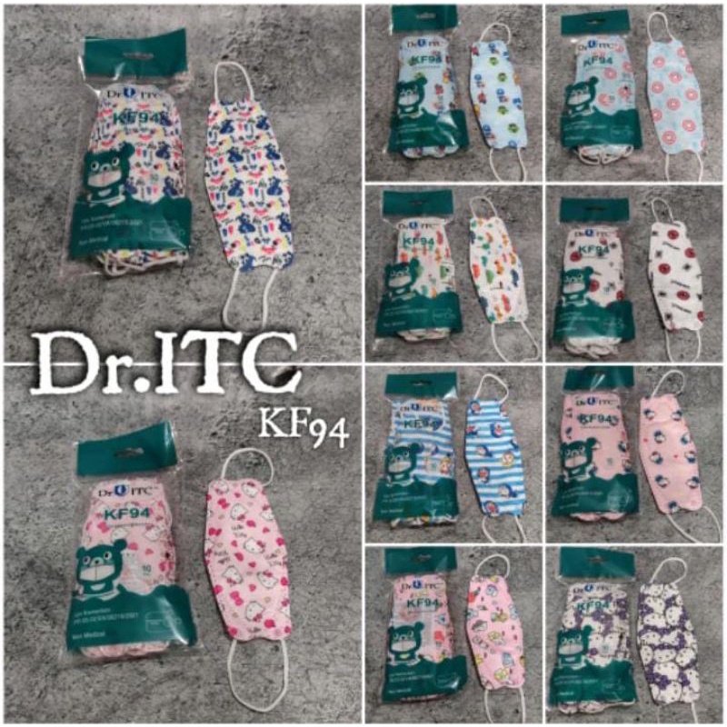 DR ITC KIDS KF94 - MASKER KF94 ANAK KIDS DR. ITC CHILD EVO 4PLY - KEMENKES