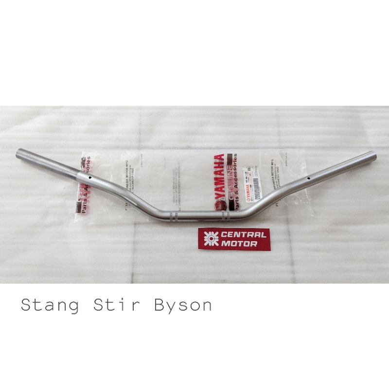 Stang Stir Byson Hitam Silver Original YGP
