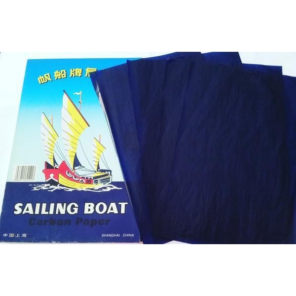 

Kertas Karbon Kapal Biru Sailing Boat