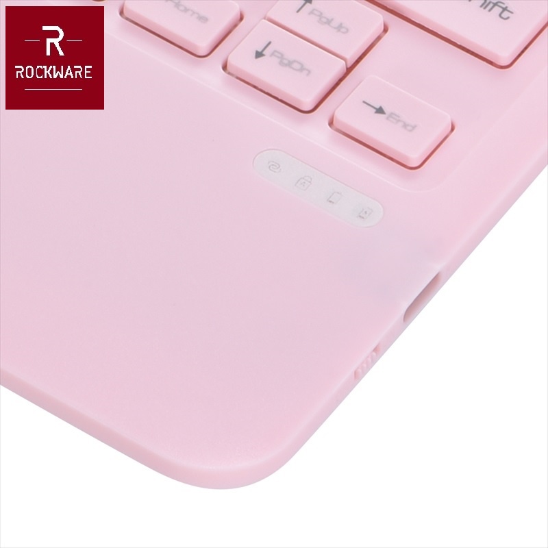 RW-B102 - Slim Bluetooth Keyboard - Keyboard Portabel dengan Touchpad