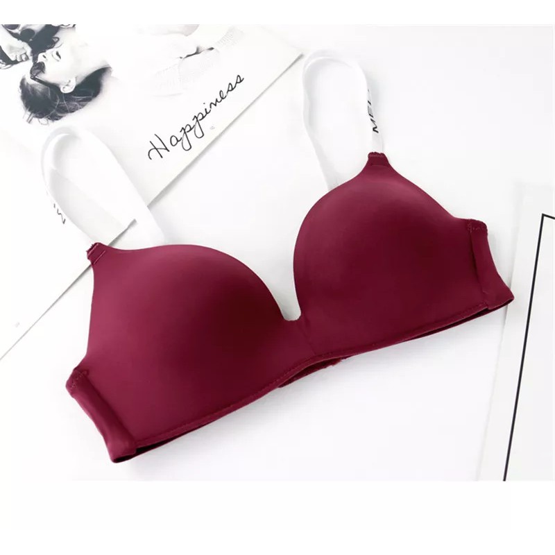 Logirlve Wanita TR39 Bra Seamless Bra Nirkabel Push Up Bra Bralette Import Real Pict afm