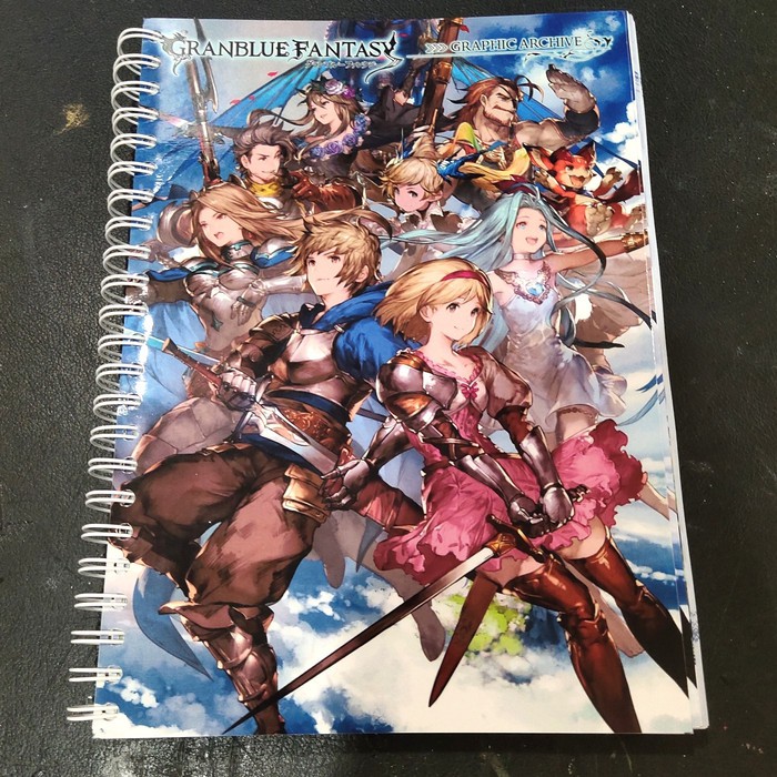 

Granblue Fantasy Graphic Archive vol 1 ring spiral