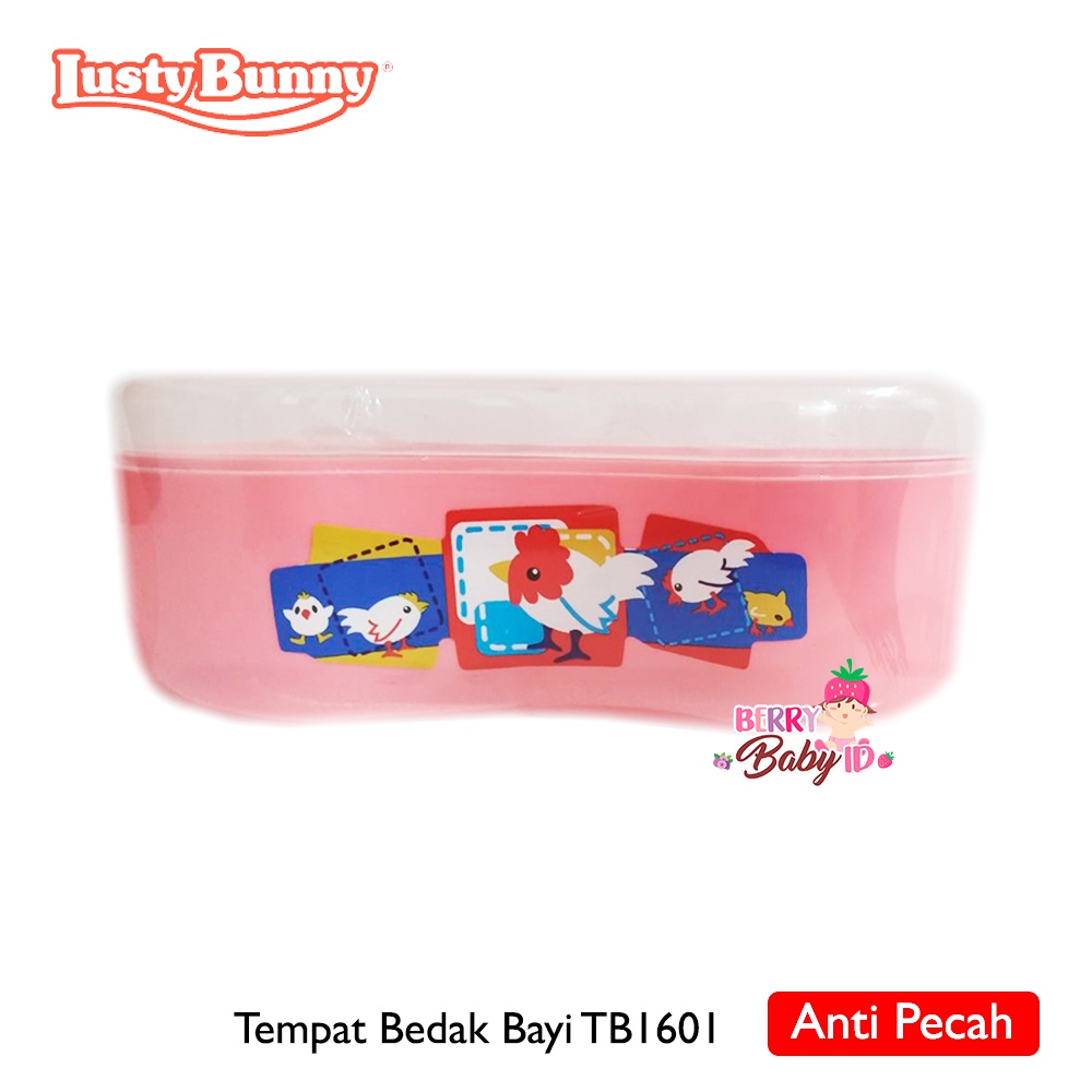 Lusty Bunny Tempat Bedak Bayi Kacang Anti Pecah TB1601 Berry Mart