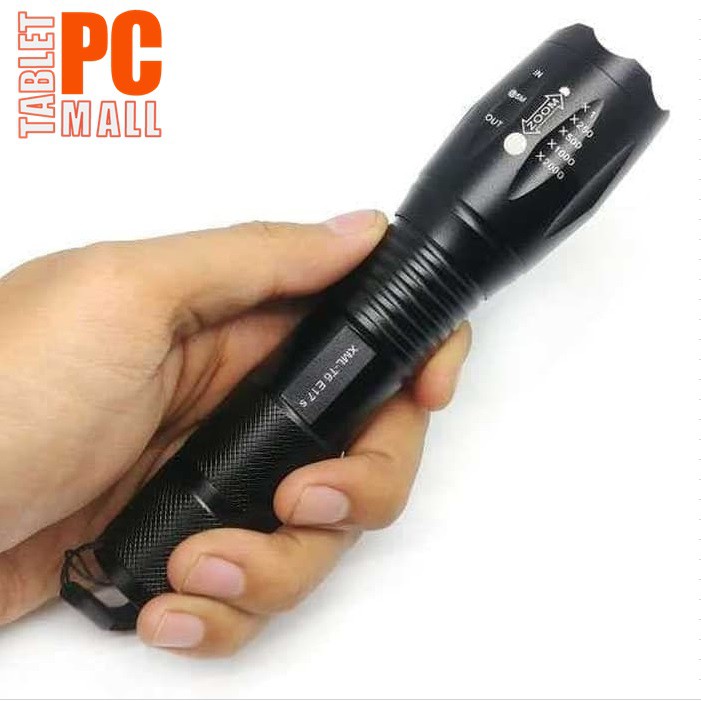 Senter LED Cree E17s Mini XM-L T6 Zoom Tahan Air 3800
