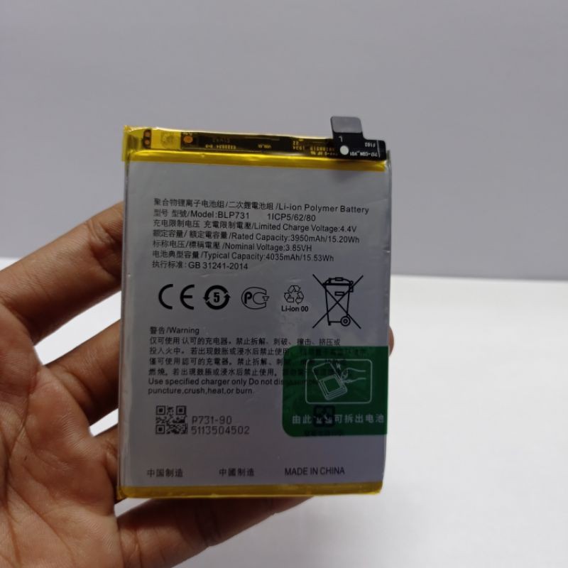 BATERAI BATRE BATTERY REALME 5 PRO BLP731 ORIGINAL