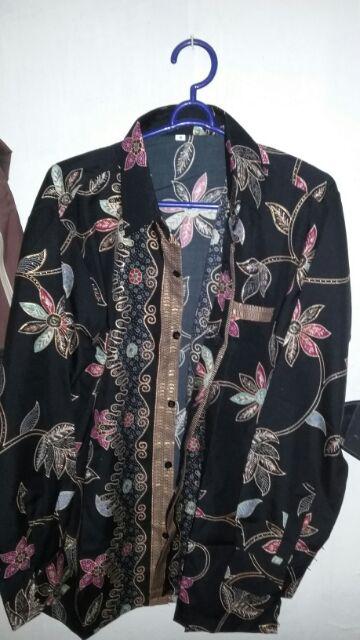 Couple Batik Jalar Black/ Rok Plisket