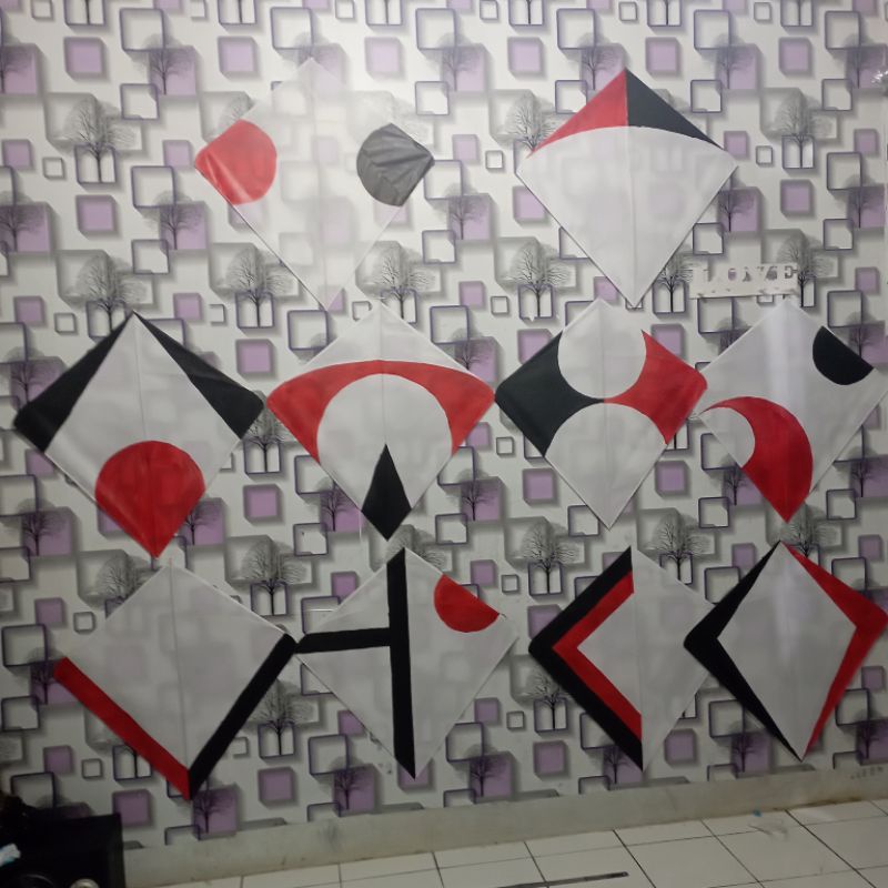 Layangan seot 82cm, 20 pcs, layangan Aduan, Layangan Besar, Layang Layang,  Layangan Murah COD