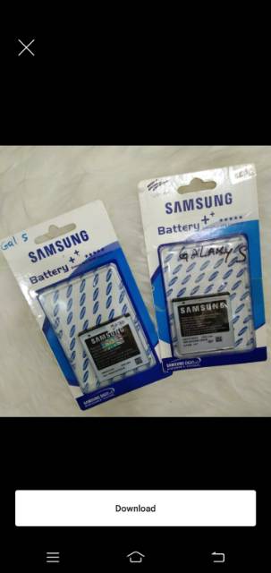 Baterai For Tipe Samsung Galaxy S