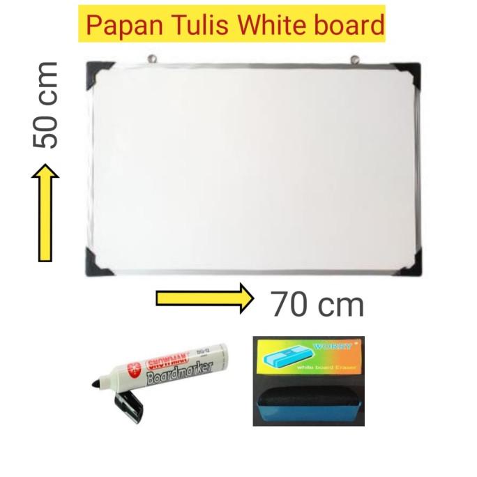 

papan Tulis White board 50x70 cm