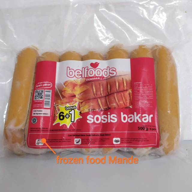 

Belfood sosis bakar 500gr