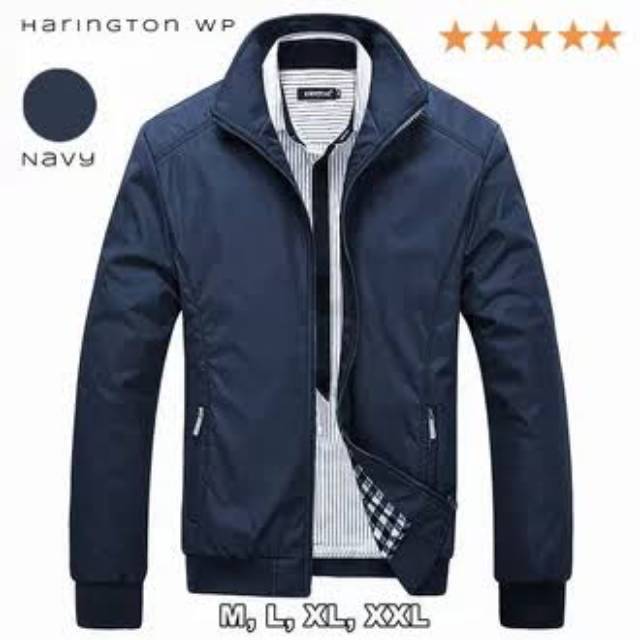 Jaket pria Parasut biru dongker