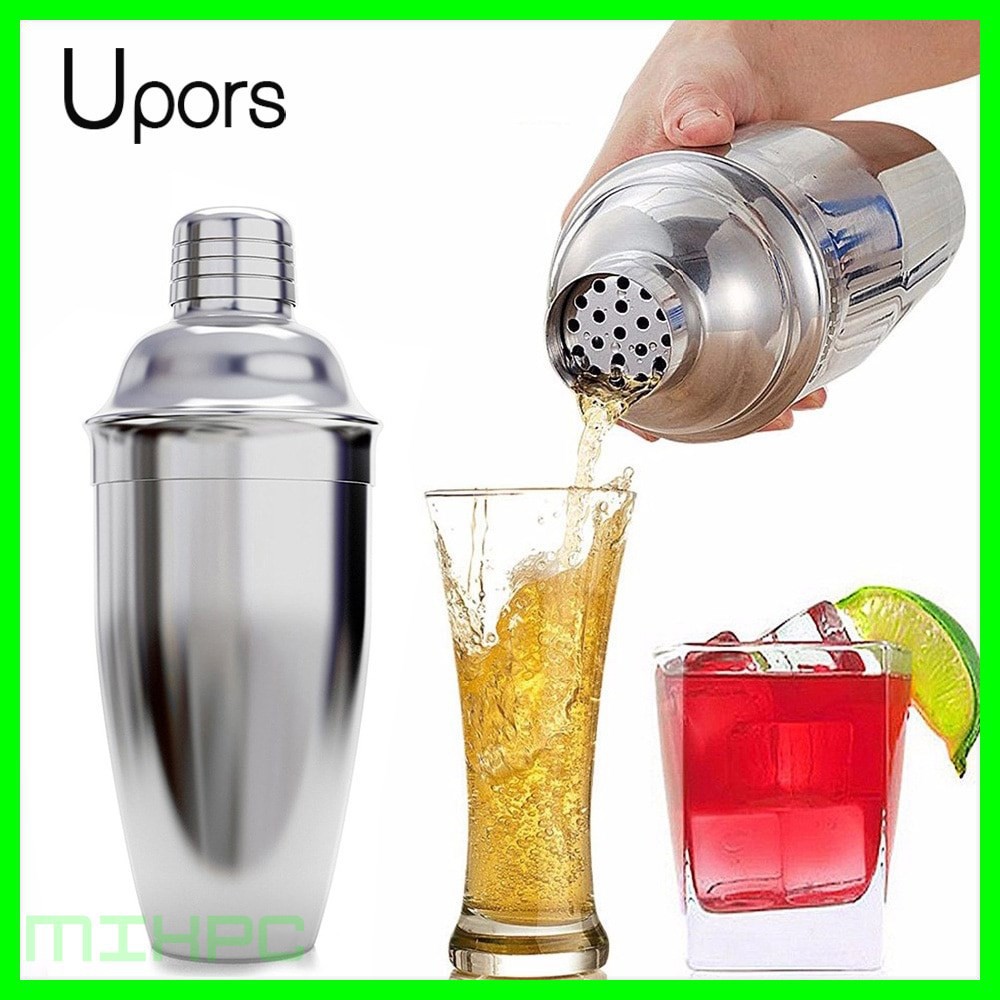 MPro Bartender Drink Bar Set Cocktail Shaker Stainless Steel 5 in 1 / 6 in 1 AY8837 OneTwoCups lengkap