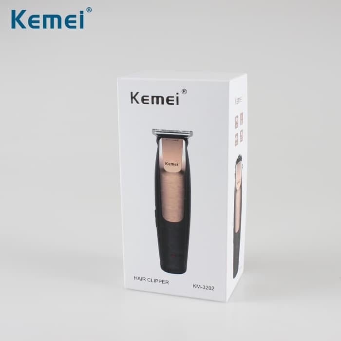 Trimmer Alat Cukur Kemei KM-3202 Cukuran Kumis Jenggot Cas