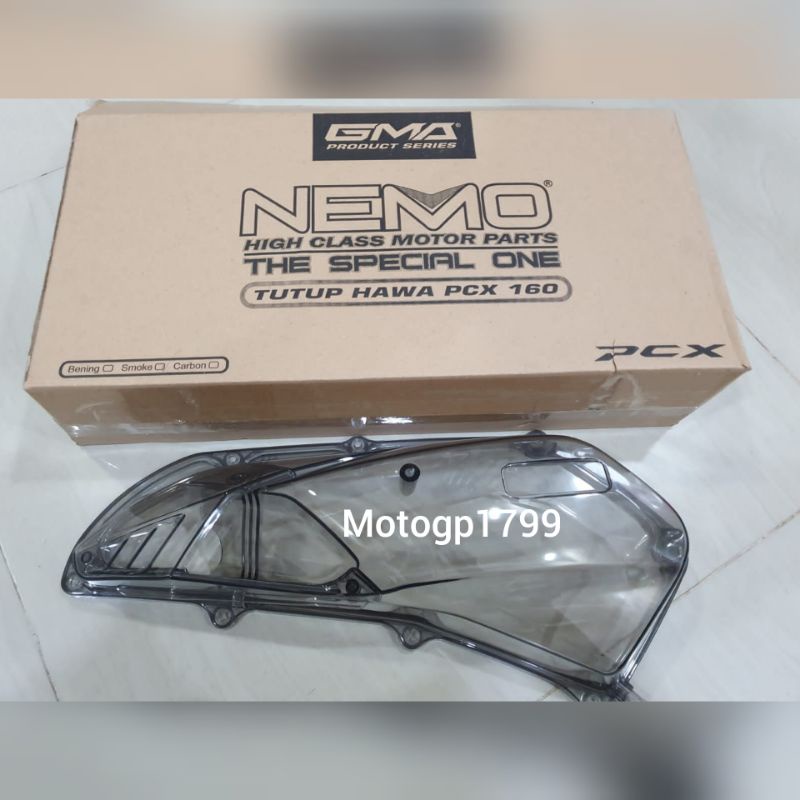 TUTUP COVER HAWA HONDA PCX 160 NEW SMOKE NEMO ORIGINAL