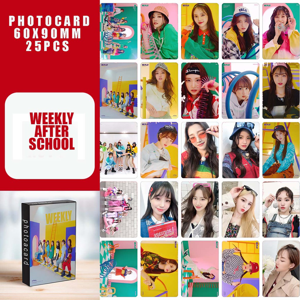 photocard weekly isi 25 pcs