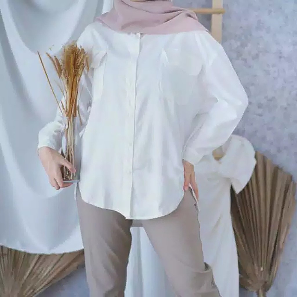 BEFAST - Kemeja BLENDA Wanita OOTD Pakaian Kerja Kemeja / Kemeja Shino / Kemaja Casual / Kemeja Lengan Panjang Wanita / Kemeja Polos Formal / Kemeja Kekinian Terlaris