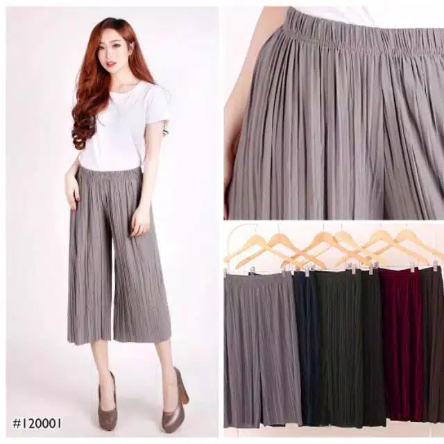 Kulot plisket 3 4 premium Kulot plisket remple kulot Kulot plisket 3 4 premium Kulot plisket remple kulot