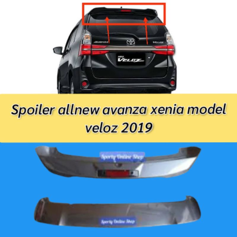 spoiler allnew avanza xenia model veloz 2019 original