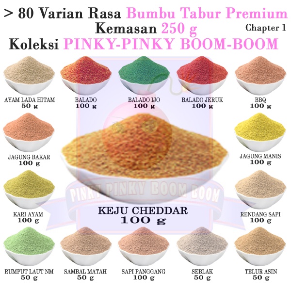 250g Bumbu Tabur &gt; 60 Macam Rasa Pilihan 250 g Halaman 1