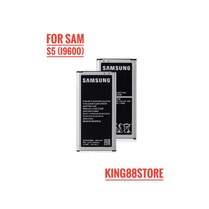 BATTERY BATERAI BATRE SAMSUNG GALAXY S5 / I9600 ORIGINAL 99,9%