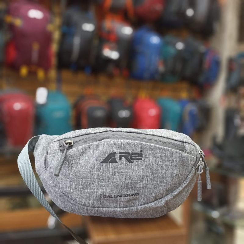 Arei Tas Pinggang Waist Bag Pria Wanita Rei Original Import Galunggung