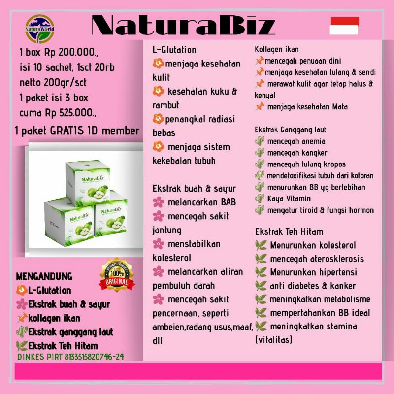 

Naturabiz minuman kesehatan