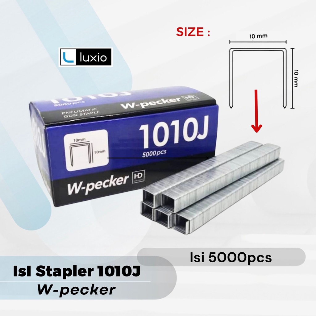 Isi Staples Tembak W-pecker 1010J 5000 pcs / Staples W-pecker Heavy Duty / Refil Staples Tembak