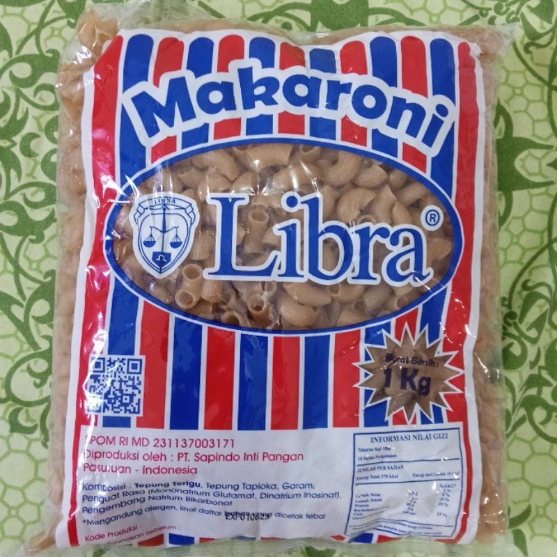 

Makaroni Libra 1 Kg