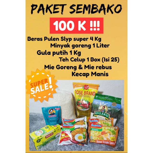 

Paket Sembako 100 K
