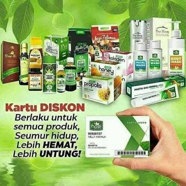 JUAL KARTU DISKON/KARTU MEMBER HNI HPAI + BUKU KATALOG + BUKU SUKSES DI HNI HPAI