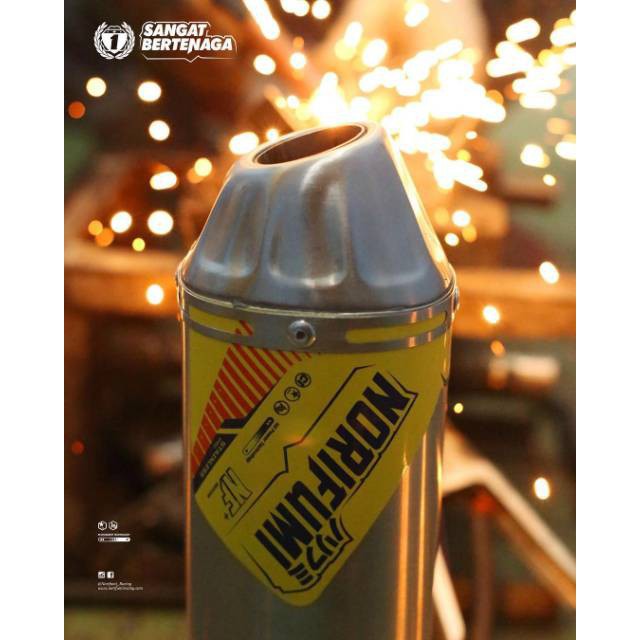 KNALPOT NORIFUMI ORIGINAL TIPE NF STAINLES KLX 150 CRF 150 L