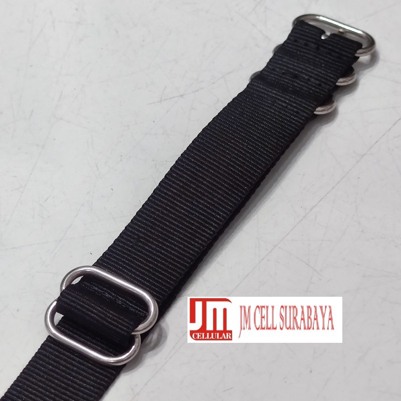 Tali Jam Watch Strap LUMINOX 22mm Universal - Zulu Nato Metal Buckle