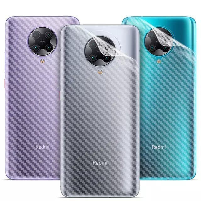 POCO F2 PRO SKIN CARBON GARSKIN ANTI GORES BELAKANG