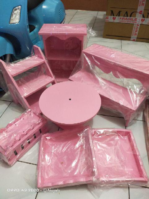 Dijual Paket Dessert Table Super Komplit Baby Pink