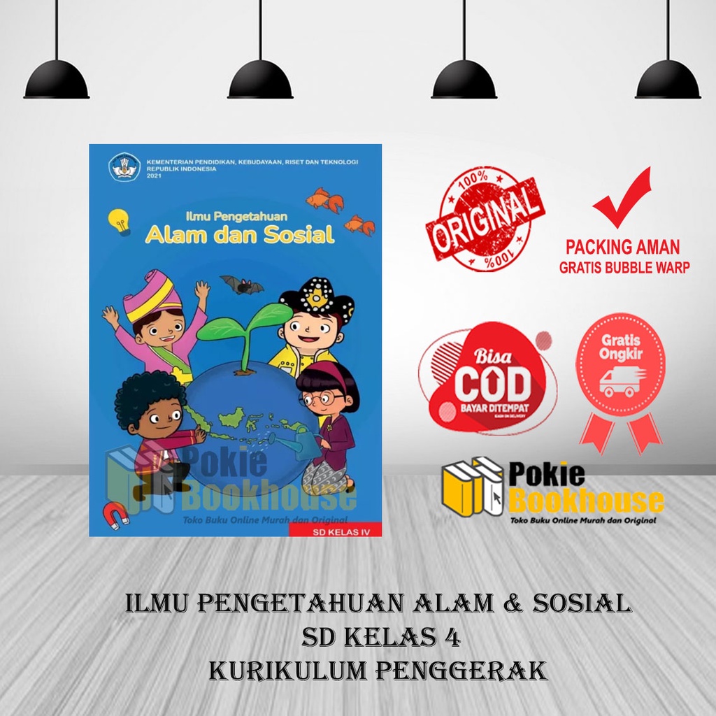 Jual ORIGINAL ILMU PENGETAHUAN ALAM & SOSIAL (IPAS) KELAS IV SD - KUR ...