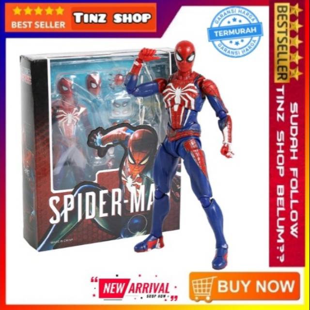 shf figuarts spiderman gameverse ps4 version figure