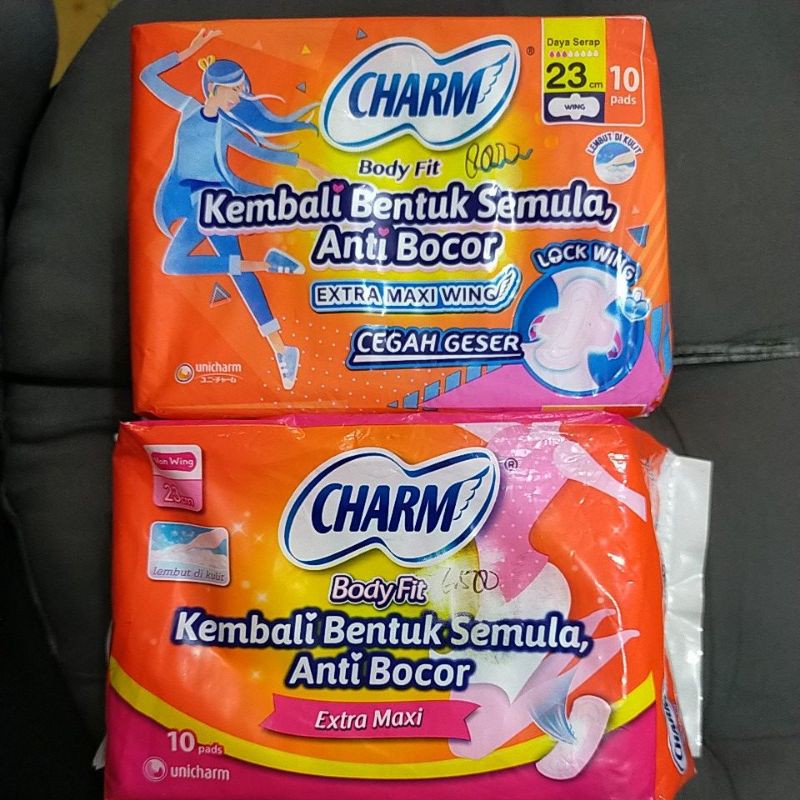 charm extra maxi isi 10 (wing &amp; non wing)