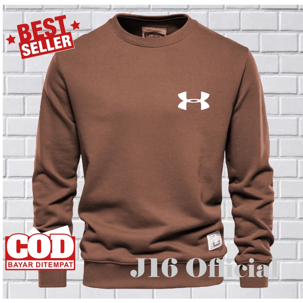 CREWNECK Sweater Pria Bahan Fleece Tebal Premium Distro