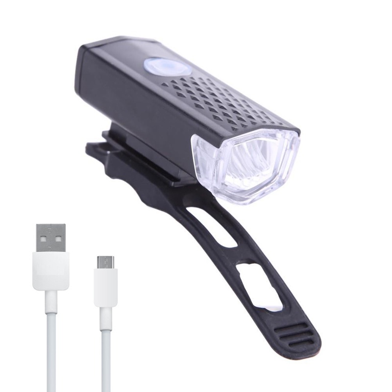 Mini Lampu Depan Sepeda LED 300LM Anti Air Dapat Diisi Ulang Dengan USB Lampu depan sepeda usb